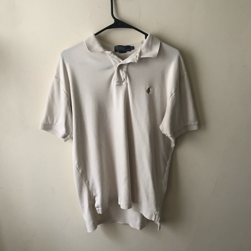 Off white Ralph Lauren polo. M